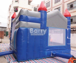 0,55 mm PVC Castle Bounce House / Jumpy Houses z certyfikatem CE Slide