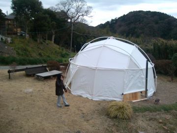 Odkryty nadmuchiwany namiot bąbelkowy na imprezę, kemping z materiałem plandekowym z PCV