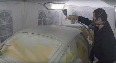 Automotive Mini zewnątrz przenośny przenośny samochód nadmuchiwane farby w sprayu Booth biały kolor