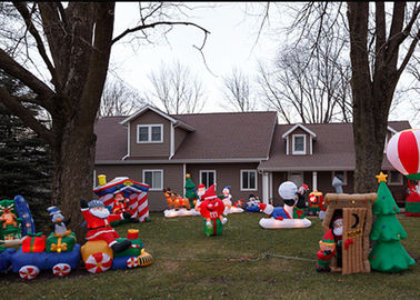 Dostosowane nadmuchiwane świąteczne dekoracje na podwórku dla zabawy