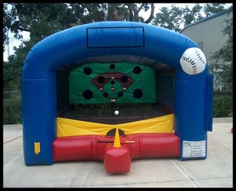 Dorośli dzieci nadmuchiwane gry sportowe / Target Inflatable Baseball Game With PVC
