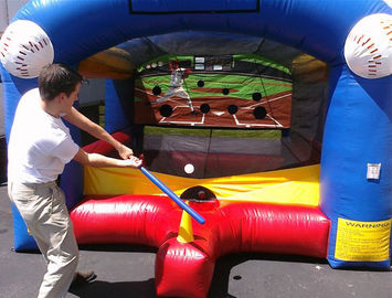 Dorośli dzieci nadmuchiwane gry sportowe / Target Inflatable Baseball Game With PVC