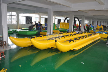 Heavy Duty Commercial 8 Person lub Customzied PVC Nadmuchiwane rurki Banana Boat Tube
