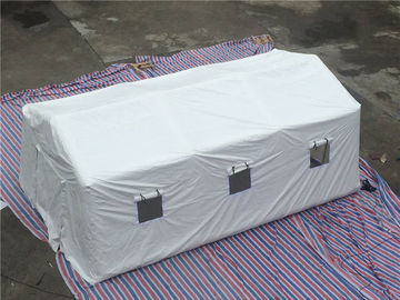 PVC Air Tight biały nadmuchiwany namiot ratunkowy, szpital Medyczny namiot nadmuchiwane armii