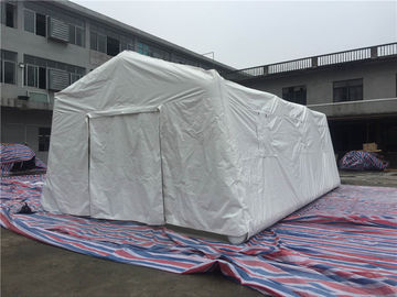 PVC Air Tight biały nadmuchiwany namiot ratunkowy, szpital Medyczny namiot nadmuchiwane armii