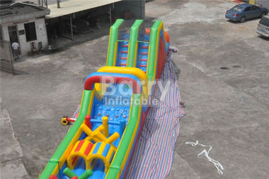 Długie 3 części Bouncy Castle Obstacle to sprzęt dla dorosłych i dzieci