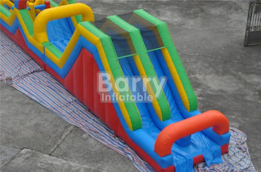 Długie 3 części Bouncy Castle Obstacle to sprzęt dla dorosłych i dzieci