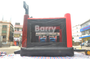 Pirate Ship Bounce Round Inflatable Combo Slide, nadmuchiwane bramkarzy na przyjęcie dla dzieci