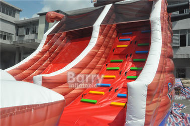 Atrakcyjny komercyjny nadmuchiwany statek piracki Combo, Bouncy Castle Slide z przeszkodami