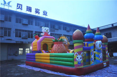 Giant Inflatable Toddler Playground Cheer Amusement Animal Theme Certyfikat CE