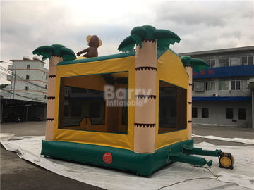 Air Monkey Inflatable Bouncer, Palm Tree Samll Nadmuchiwany zamek Bounce dla małych dzieci