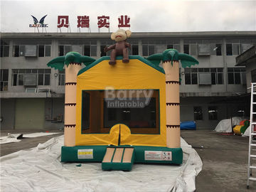 Air Monkey Inflatable Bouncer, Palm Tree Samll Nadmuchiwany zamek Bounce dla małych dzieci