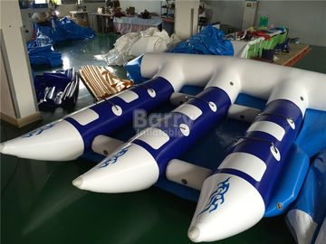 Ekscytujące dmuchane zabawki wodne, ciągnione Inflatable Flyfish Banana Boat For Sea