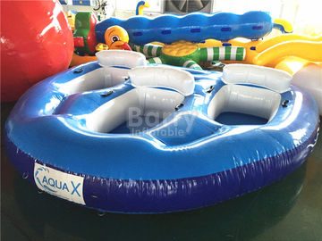 Niebiesko-białe dziecięce nadmuchiwane zabawki wodne do basenów SCT EN71