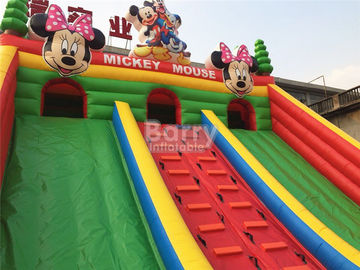 Dzieci Bounce Castle nadmuchiwany plac zabaw/nadmuchiwany park rozrywki Mickey Cartoon nadmuchiwany park rozrywki
