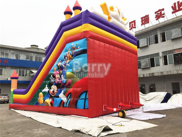 Profesjonalne podwójne linie Bear Kid Inflatable Slide 12 * 8 * 8m lub dostosowane