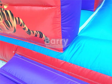 Profesjonalne podwójne linie Bear Kid Inflatable Slide 12 * 8 * 8m lub dostosowane