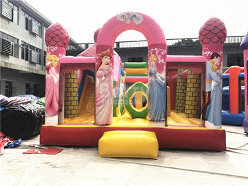 Big Pink Princess Inflatable Bouncer, Professional Commercial Bounce House