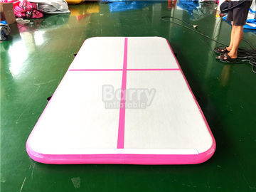 DWF PVC Indoor Sprzęt sportowy Air Track Gymnastics Mat, Pink Tumbling Air Track