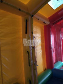 Mały niestandardowy ognioodporny PVC nadmuchiwany namiot prysznicowy dla parku rozrywki