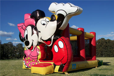Wspaniały Mickey Mouse Jumping Castle Nadmuchiwany dom Bounce dla rozrywki komercyjnej