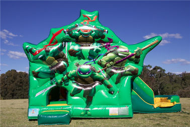 Komercyjne Wojownicze Żółwie Ninja Podwójny Zsuwany Kombinezon Skaczący dla Party Custom Size