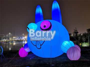 Świąteczny Bożenarodzeniowy Uroczy Nadmuchiwany królika Oświetleniowy balon Dla reklamy
