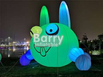 Świąteczny Bożenarodzeniowy Uroczy Nadmuchiwany królika Oświetleniowy balon Dla reklamy