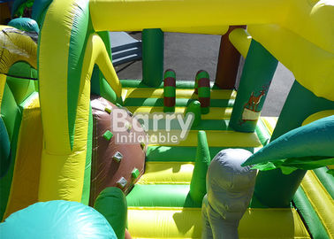 Outdoor n Indoor PVC Material Equipment Zabawki Jungle Theme Duży maluch nadmuchiwany plac zabaw
