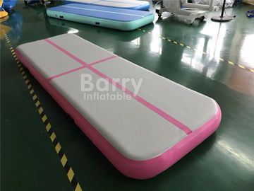Mata gimnastyczna 3x1x0,2m różowy Mini Air Tumble Air Track do ćwiczeń zapaśniczych sumo lub treningu