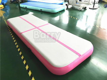 Mata gimnastyczna 3x1x0,2m różowy Mini Air Tumble Air Track do ćwiczeń zapaśniczych sumo lub treningu
