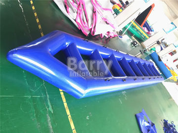 Park wodny PVC Blue Crazy Inflatable Water Ochrona środowiska pływającą łodzią