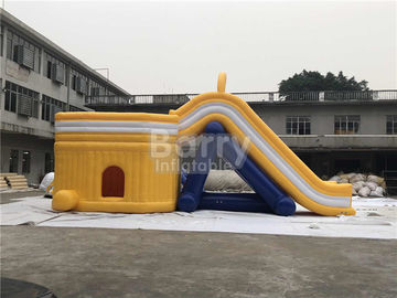 Yellow Kids Adult Giant Inflatable Sea Water Park na lato o wysokiej trwałości