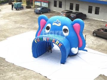 Sportowe wydarzenie Blue Elephant Nadmuchiwane wejście Arch Gate 6 miesięcy gwarancji