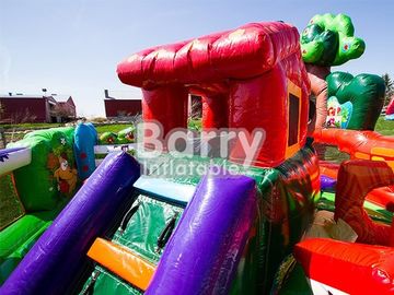 Custom Blow Up Tor przeszkód dla dzieci Party Time Playground Dmuchany skok Bounce