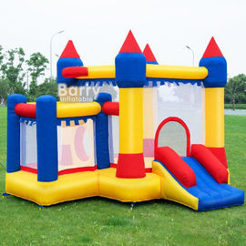 EN71 Inflatable Bounce For Backyard Kids Zabawny zamek do skakania z 0,55 mm PVC