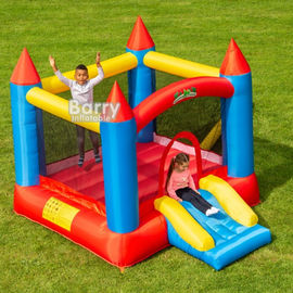 EN71 Inflatable Bounce For Backyard Kids Zabawny zamek do skakania z 0,55 mm PVC