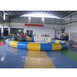 Chiny Koło fabryczne Średnica 15 m Nadmuchiwany basen do gry w piłkę wodną z 0,6 mm PCV