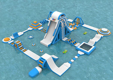 Sea Inflatable Floating Water Park, Giant Adult Inflatable Water Splash Park Equipment