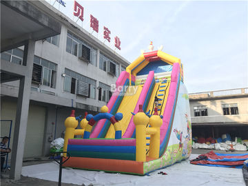 Nadmuchiwana zjeżdżalnia z PCV / niestandardowy projekt Inflatable Dry Slide Playground