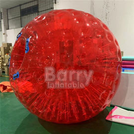 Red Outdoor Inflatable Toys 0,8 mm PVC / TPU Dia 2,5m 3m Trawa nadmuchiwana piłka Zorb