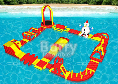 Wiele kombinacji Inflatable Water Park, Inflatable Aqua Sport Water Game