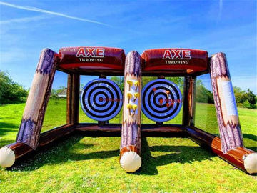 2 graczy Inflatable Sports Games Challenge Interactive Party Carnival Inflatable Axe Rzucanie