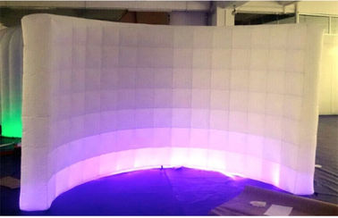 Komercyjna duża nadmuchiwana ściana ze zdjęciem ze światłem LED