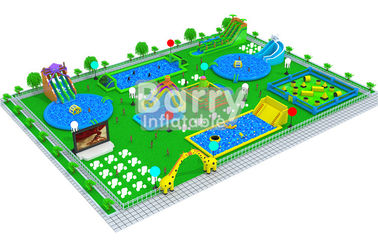 Outdoor Playground Inflatable Land Water Park Amusement Dostosowany rozmiar