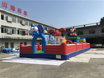 Zewnętrzna lub wewnętrzna rozrywka Nadmuchiwany plac zabaw dla dzieci Nadmuchiwany nadmuchiwany park rozrywki Wyposażenie zamku