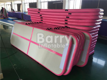 Girl Party Gift Pink Inflatable Air Track Gym Mat For Gymnastics And Dance Unikaj obrażeń