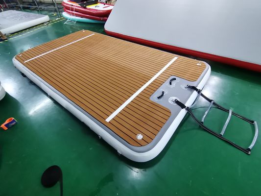 PVC Drop Stitch Dostosowana nadmuchiwana platforma do dokowania jachtu na wodzie