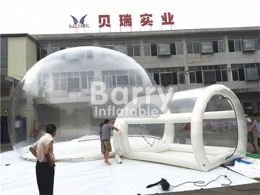 1mm PVC Outdoor Tunel Clear Bubble Namiot kempingowy w kształcie kopuły