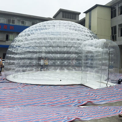 1mm PVC Outdoor Tunel Clear Bubble Namiot kempingowy w kształcie kopuły